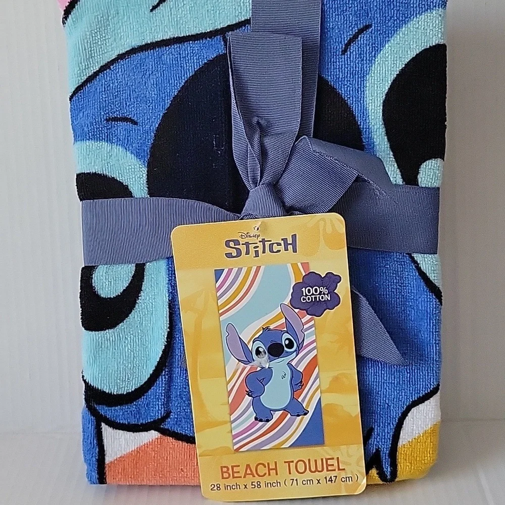 Jay Franco Disney Lilo & Stitch Kids Cotton Bath Pool Beach Towel - 28 x 58 NWT